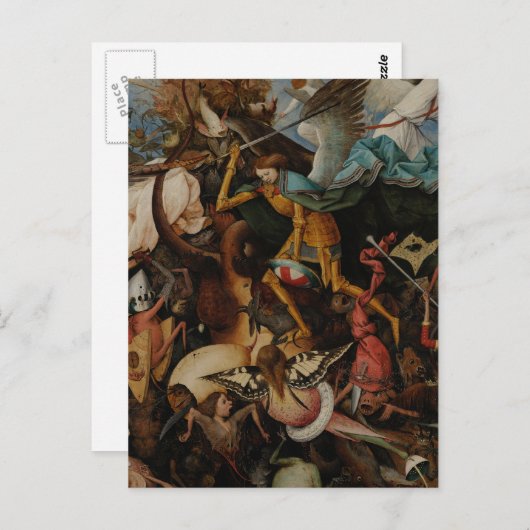 Detail: Herfst van de Rebel Angels door Pieter Bru Briefkaart (Voorkant / Achterkant)