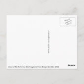 Detail: Herfst van de Rebel Angels door Pieter Bru Briefkaart (Achterkant)