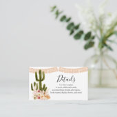 Detail Kaart Boho Cactus Taco over Love Pampas Gra (Staand voorkant)