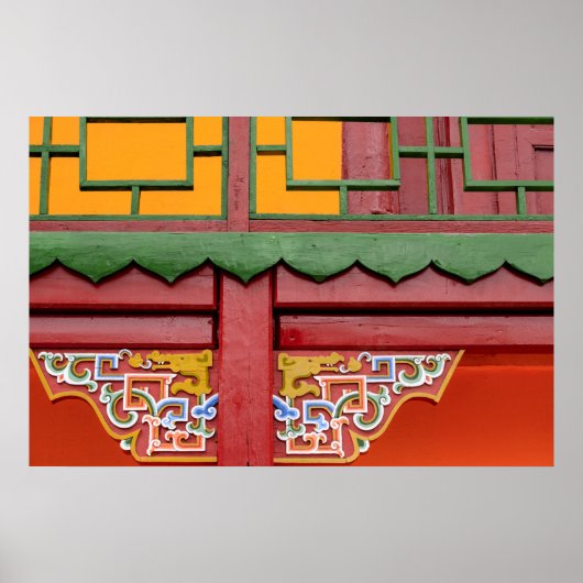 Detail kloostergebouw poster (Voorkant)