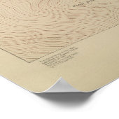 Detail Map van Mammoth Hot Springs Poster (Hoek)