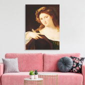 Detail of Allegory of Vanity Canvas Afdruk (Insitu (Woonkamer))
