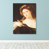 Detail of Allegory of Vanity Canvas Afdruk (Insitu (Houten vloer))