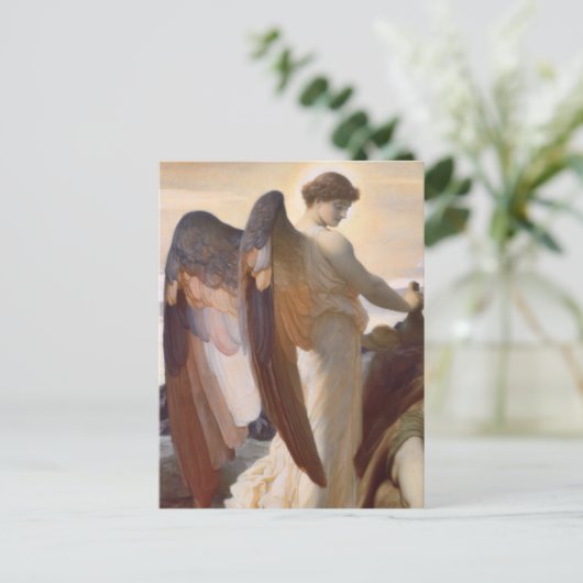 Detail of Angel, "Elijah in the Wilderness" Briefkaart (Staand voorkant)