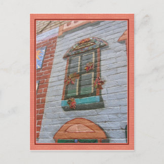 Detail of Bank Street Mural Briefkaart