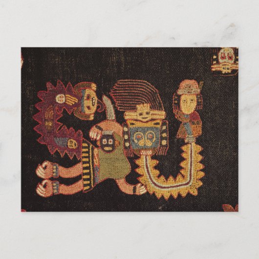 Detail of Burial cloth, Paracas Tribe Briefkaart (Voorkant)
