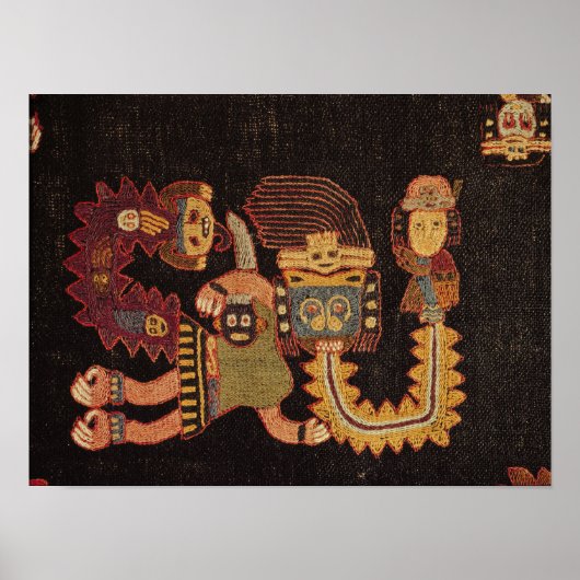 Detail of Burial cloth, Paracas Tribe Poster (Voorkant)