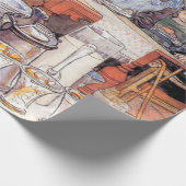 Detail Of Christmas Eve - Carl Larsson 1906 Cadeaupapier (Hoek)