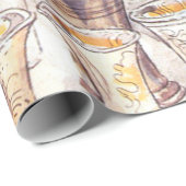 Detail Of Christmas Eve - Carl Larsson 1906 Cadeaupapier (Rol Hoek)