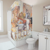 Detail Of Christmas Eve - Carl Larsson 1906 Douchegordijn (In situ)