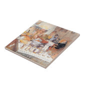 Detail Of Christmas Eve - Carl Larsson 1906 Tegeltje (Zijkant)