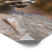 Detail of cloisters Patriarch Zacarias standbeeld Poster (Hoek)