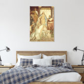 Detail of Der Saengerkreis, Castle Wartburg Canvas Afdruk (Insitu (Slaapkamer))