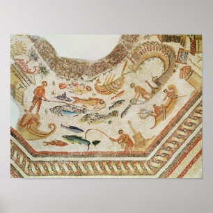 Detail of Fish uit Vega Baja Poster