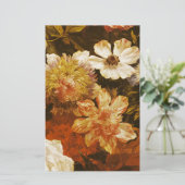 Detail of Flowers (olie op canvas) Briefpapier (Staand voorkant)