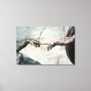 Detail of Hands van Michela Canvas Afdruk