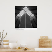 Detail of Student Union Fireplace, UCR, 1966 Poster (Keuken)