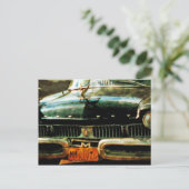 Detail oldtimer op Cuba Briefkaart (Staand voorkant)