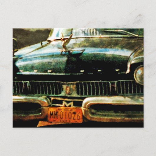 Detail oldtimer op Cuba Briefkaart (Voorkant)