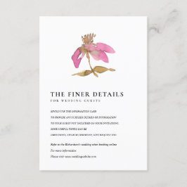 DETAIL OVER DE BLOEDING VAN DE BLOSSOM VAN DE BLUS INFORMATIEKAARTJE