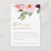 DETAIL OVER DE BLOEDWEDING VAN DE WATERVERF VAN BL INFORMATIEKAARTJE (Voorkant)