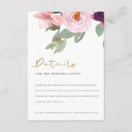 DETAIL OVER DE BLOEDWEDING VAN DE WATERVERF VAN BL INFORMATIEKAARTJE