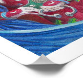 Detail Portret van de Celtic Holly King Poster (Hoek)