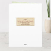 Detail-portret van de Keltische eikenkoning Kaart (Achterkant)