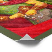 Detail-portret van de Keltische eikenkoning Poster (Hoek)