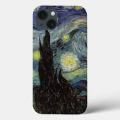 Detail Sterrennacht van Van Gogh Case-Mate iPhone Case (Achterkant)