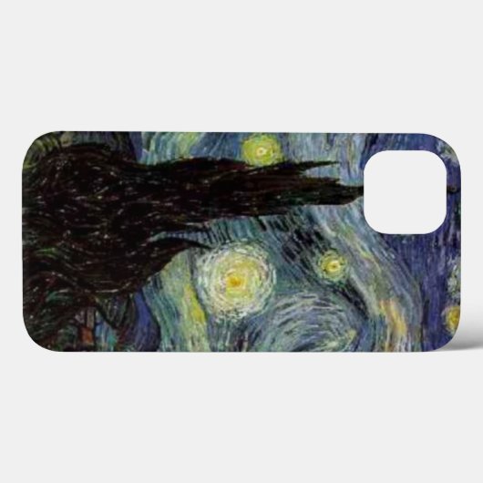 Detail Sterrennacht van Van Gogh Case-Mate iPhone Case (Achterkant (horizontaal))