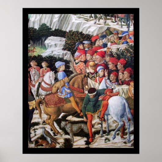 Detail uit Processie van de Magus Melchior Poster (Voorkant)