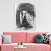 Detail van Amy Dorrit Canvas Afdruk (Insitu (Woonkamer))