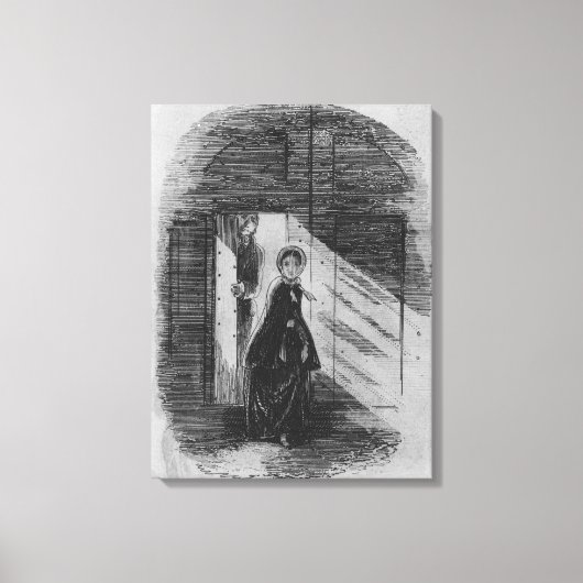 Detail van Amy Dorrit Canvas Afdruk (Voorkant)