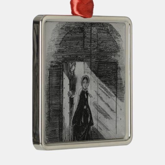 Detail van Amy Dorrit Metalen Ornament (Rechts)