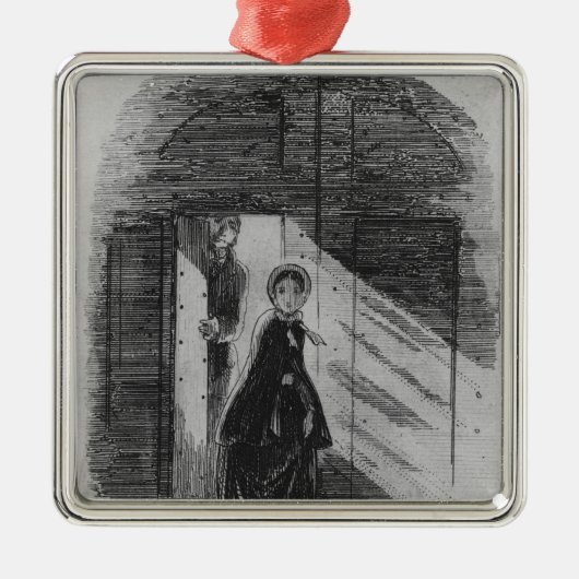 Detail van Amy Dorrit Metalen Ornament (Voorkant)