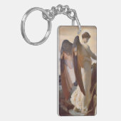 Detail van Angel door Sir Frederic Leighton Sleutelhanger (Voorkant Links)