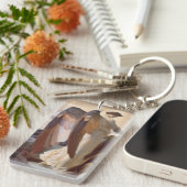Detail van Angel door Sir Frederic Leighton Sleutelhanger (Voorkant Rechts)