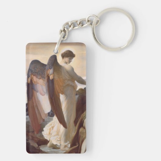 Detail van Angel door Sir Frederic Leighton Sleutelhanger (achterkant)