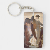 Detail van Angel door Sir Frederic Leighton Sleutelhanger (Voorkant)