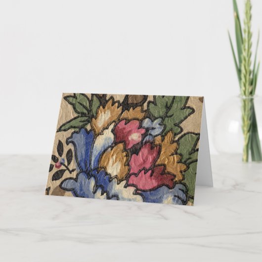  detail van Antiek achtergrond Bedankkaart (Voorkant)