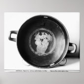 Detail van attische kylix met rode cijfers poster (Voorkant)