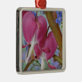 Detail van bloedende harten en Brunnera Jack Metalen Ornament (Rechts)