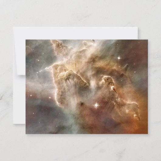 Detail van Carina Nebula Star-Forming Region Kaart (Voorkant)