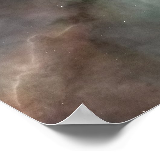 Detail van Carina Nebula Star-Forming Region Poster (Hoek)