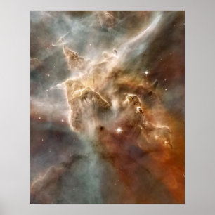 Detail van Carina Nebula Star-Forming Region Poster