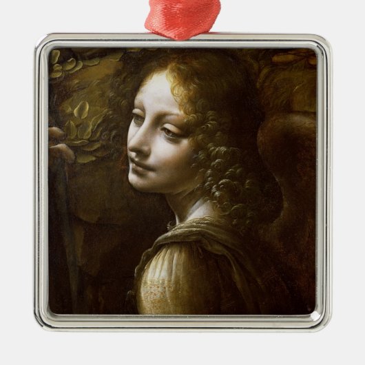 Detail van de Angel Metalen Ornament (Voorkant)