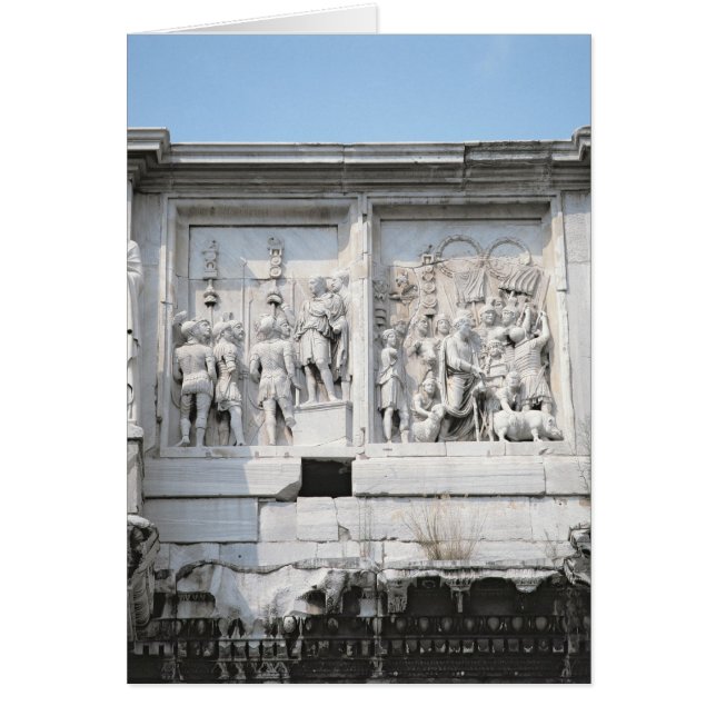 Detail van de Arch of Constantine (Voorkant)