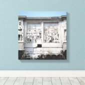 Detail van de Arch of Constantine Canvas Afdruk (Insitu (Houten vloer))