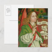 Detail van de Archangel Gabriel Briefkaart (Voorkant / Achterkant)